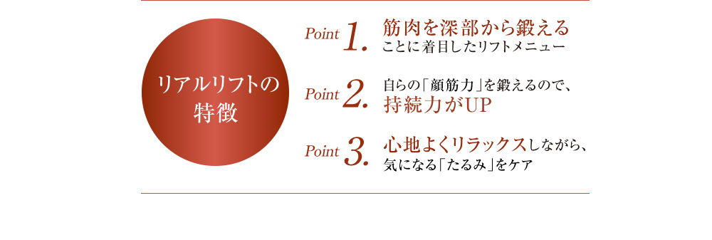 リアルリフトの特徴